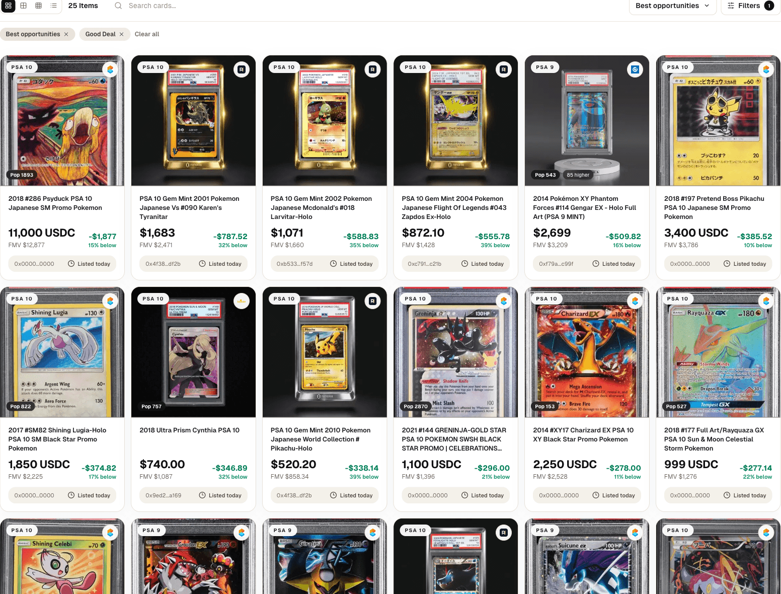 Lateral marketplace aggregator showing best opportunities, FMV, and live listings across marketplaces