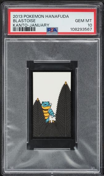 2013 #NA Blastoise PSA 10 Hanafuda Kanto Pokemon