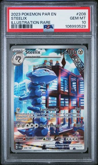 2023 #208 Steelix PSA 10 Par EN-Paradox Rift Pokemon