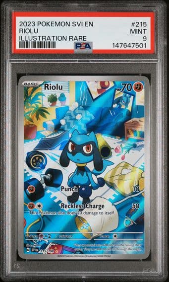 2023 #215 Riolu PSA 9 Svi EN-Scarlet & Violet Pokemon
