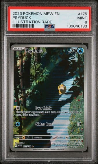 2023 #175 Psyduck PSA 9 Mew EN-151 Pokemon
