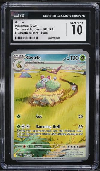 2024 #164 Grotle CGC 10 Tef EN-Temporal Forces Pokemon