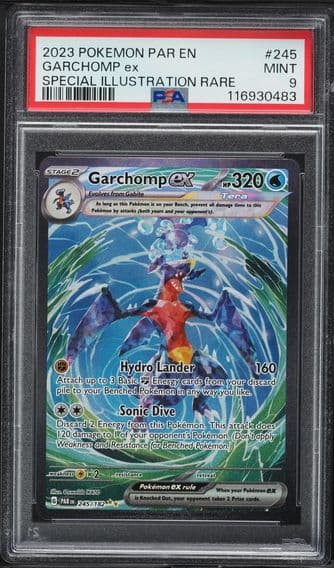 2023 #245 Garchomp EX PSA 9 Par EN-Paradox Rift Pokemon
