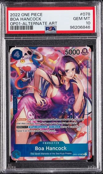 2022 #078 Boa Hancock PSA 10 OP01-Romance Dawn One Piece