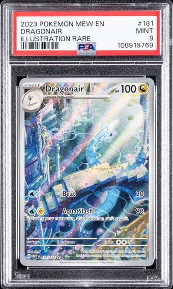 2023 #181 Dragonair PSA 9 Mew EN-151 Pokemon