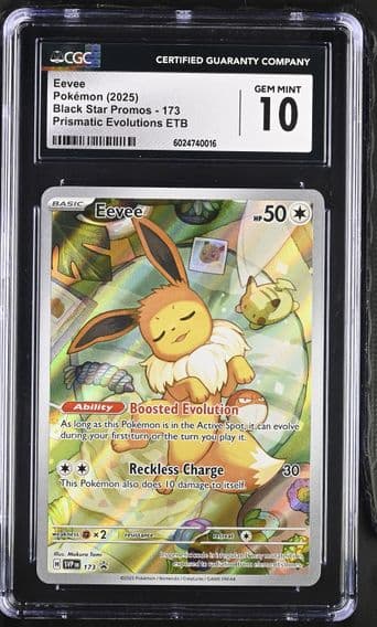 2025 #173 Eevee CGC 10 Black Star Promos - Scarlet & Violet SVP EN - English