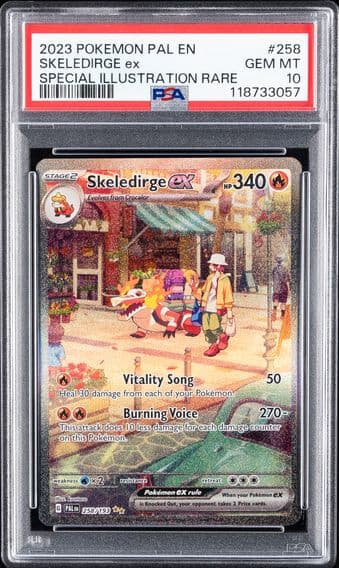 2023 #258 Skeledirge EX PSA 10 Pal EN-Paldea Evolved Pokemon