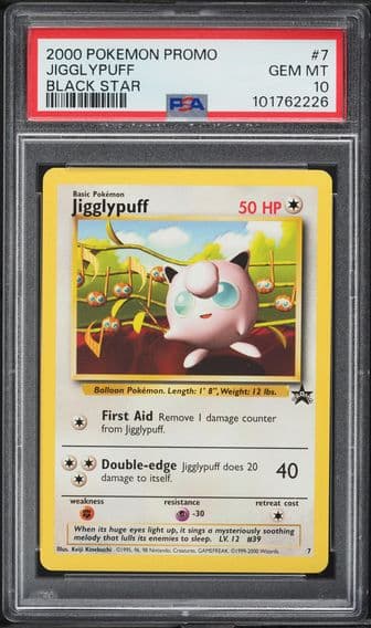 2000 #7 Jigglypuff PSA 10 Promo Black Star Pokemon