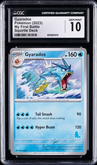 2023 #NA Gyarados CGC 10 My First Battle - English Pokemon
