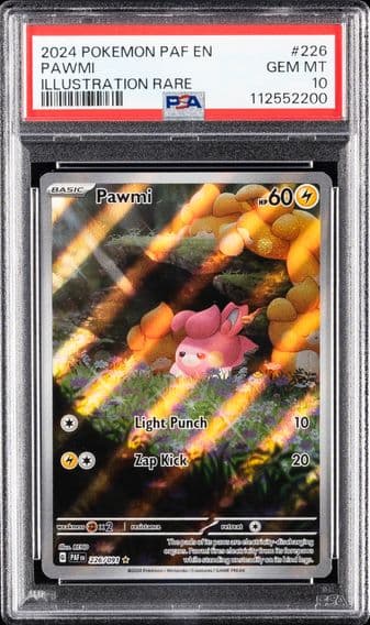 2024 #226 Pawmi PSA 10 Paf EN-Paldean Fates Pokemon