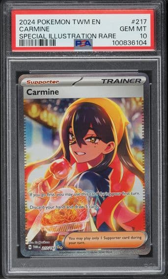 2024 #217 SV TWILIGHT MASQUERADE SIR CARMINE PSA 10 POKEMON