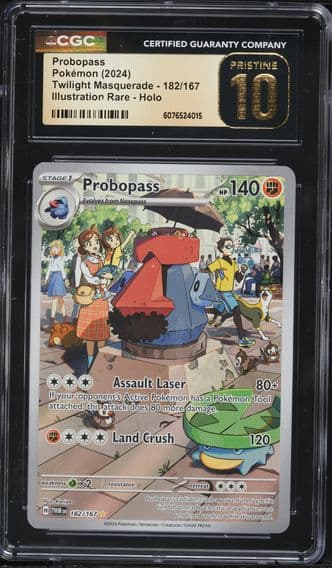 2024 #182 Probopass CGC 10 Pristine Twm EN-Twilight Masquerade Pokemon