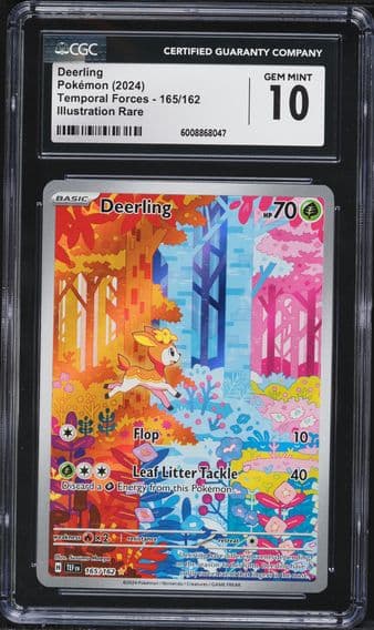 2024 #165 Deerling CGC 10 Tef EN-Temporal Forces Pokemon
