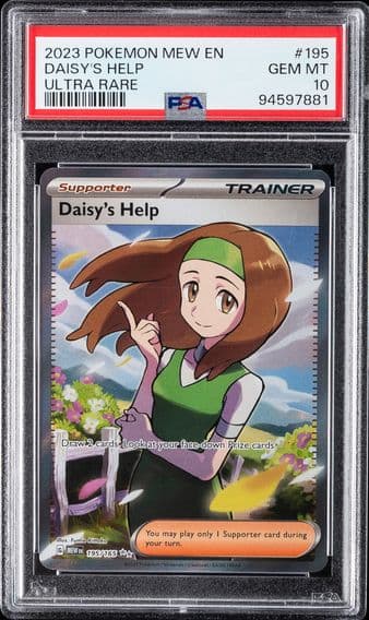 2023 #195 Daisy's Help PSA 10 Mew EN-151 Pokemon