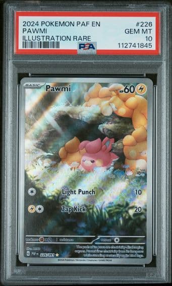 2024 #226 Pawmi PSA 10 Paf EN-Paldean Fates Pokemon