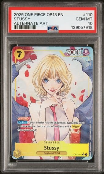 2025 #110 Stussy PSA 10 OP13-Carrying on His Will One Piece
