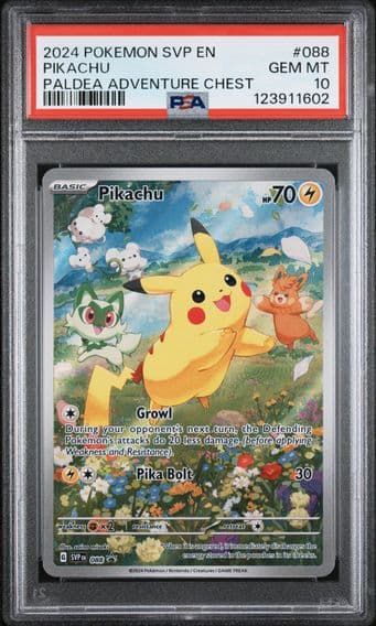 2024 #088 Pikachu PSA 10 Svp EN-SV Black Star Promo Pokemon