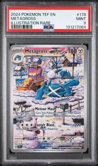 2024 #178 Metagross PSA 9 Tef EN-Temporal Forces Pokemon