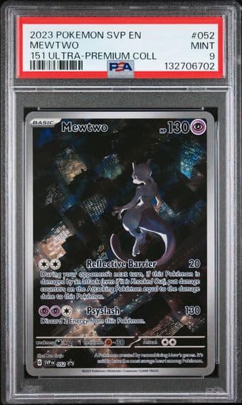 2023 #052 Mewtwo PSA 9 Svp EN-SV Black Star Promo Pokemon