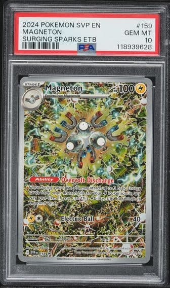 2024 #159 Magneton PSA 10 Svp EN-SV Black Star Promo Pokemon