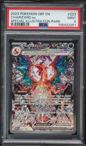 2023 #223 Charizard EX PSA 9 Obf EN-Obsidian Flames Pokemon