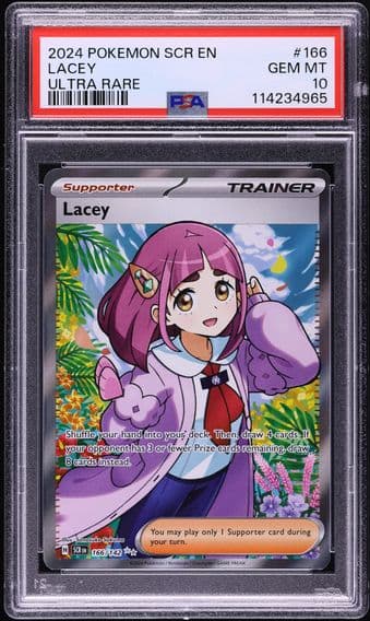 2024 #166 Lacey PSA 10 Scr EN-Stellar Crown Pokemon