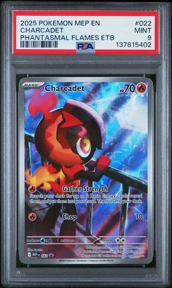 2025 #022 Charcadet PSA 9 Mep EN-Me Black Star Promo Pokemon