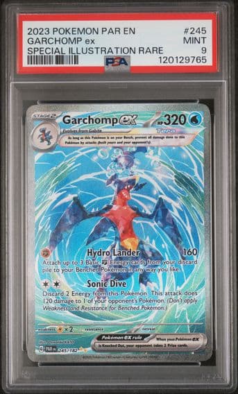 2023 #245 Garchomp EX PSA 9 Par EN-Paradox Rift Pokemon
