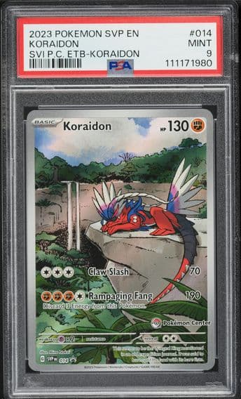 2023 #014 Koraidon PSA 9 Svp EN-SV Black Star Promo Pokemon