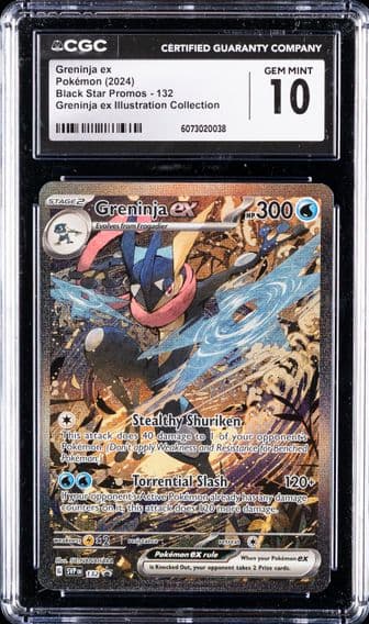 2024 #132 Greninja EX CGC 10 Svp EN-SV Black Star Promo Pokemon