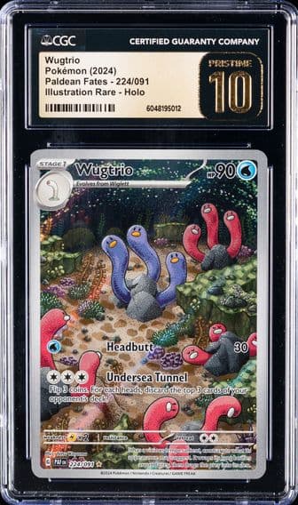 2024 #224 Wugtrio CGC 10 Pristine Paf EN-Paldean Fates Pokemon
