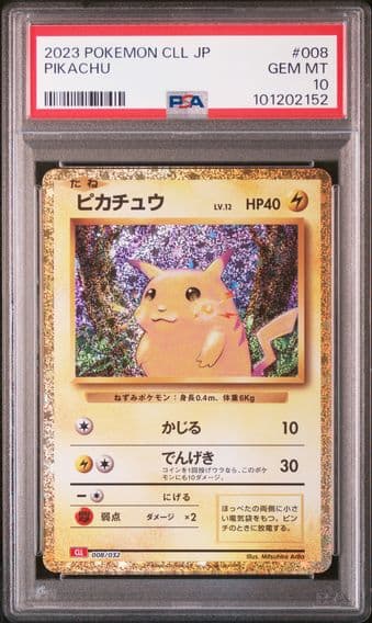 2023 #008 PIKACHU PSA 10 POKEMON JAPANESE CLL-TRADING CARD GAME CLASSIC CHARIZARD & HO-OH ex DECK