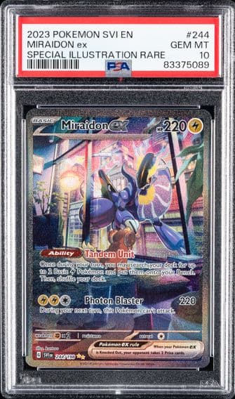 2023 #244 Miraidon EX PSA 10 Svi EN-Scarlet & Violet Pokemon