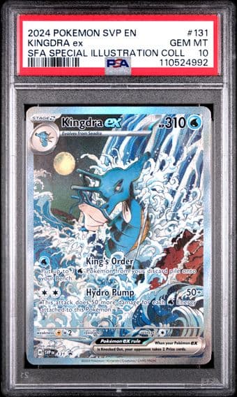 2024 #131 Kingdra EX PSA 10 Svp EN-SV Black Star Promo Pokemon