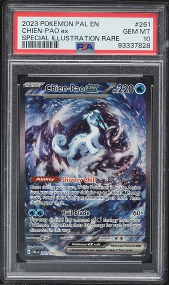 2023 #261 Chien-Pao EX PSA 10 Pal EN-Paldea Evolved Pokemon