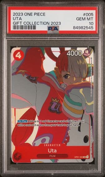 2023 #005 Uta PSA 10 One Piece Gift Collection 2023