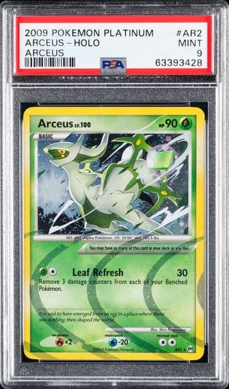2009 #AR2 Arceus-Holo PSA 9 Platinum Arceus Pokemon