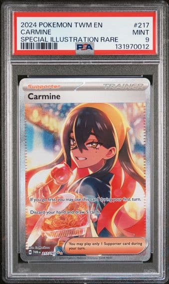 2024 #217 Carmine PSA 9 Twm EN-Twilight Masquerade Pokemon