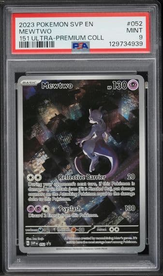 2023 #052 Mewtwo PSA 9 Svp EN-SV Black Star Promo Pokemon