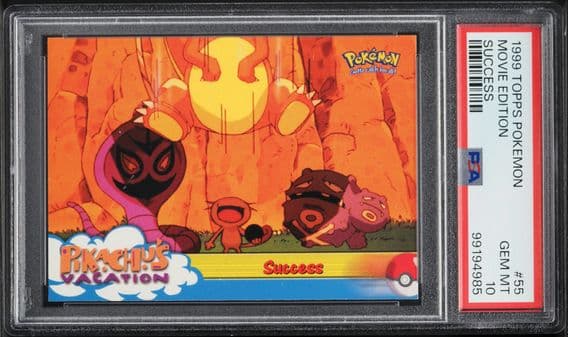 1999 #55 Movie Edition PSA 10 Topps  the Movie Edt Pokemon