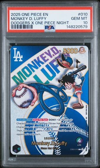 2025 #010 Monkey D. Luffy PSA 10 Promos One Piece
