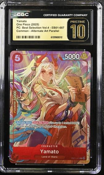 2025 #EB01-007 Yamato CGC 10 Pristine Premium Collection Best Selection Vol.4 - English