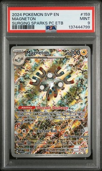 2024 #159 Magneton PSA 9 Svp EN-SV Black Star Promo Pokemon