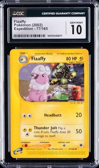 2002 #77 Flaaffy CGC 10 Gem Mint Pokemon | Expedition