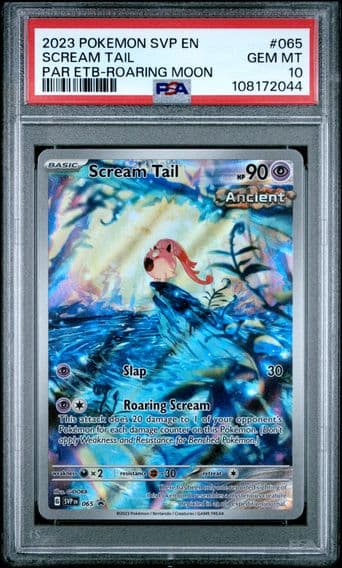 2023 #065 Scream Tail PSA 10 Svp EN-SV Black Star Promo Pokemon