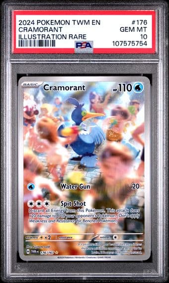 2024 #176 Cramorant PSA 10 Twm EN-Twilight Masquerade Pokemon