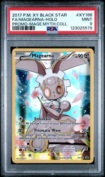 2017 #XY186 Full Art/Magearna PSA 9 XY Black Star Promo Pokemon