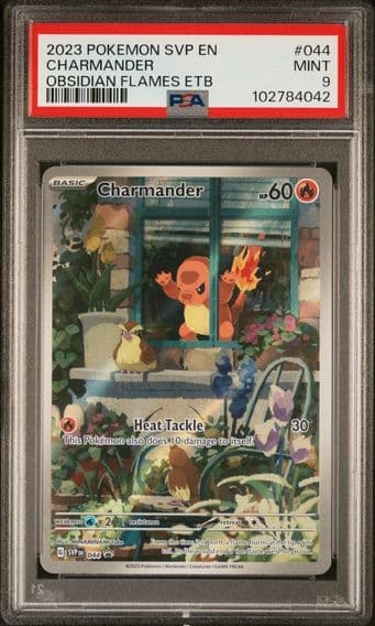 2023 #044 Charmander PSA 9 Svp EN-SV Black Star Promo Pokemon
