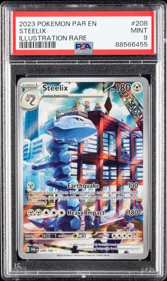 2023 #208 Steelix PSA 9 Par EN-Paradox Rift Pokemon