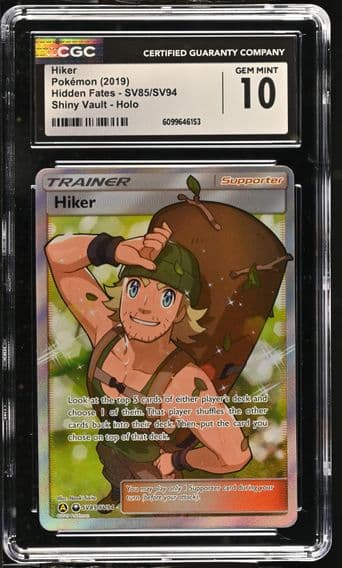 2019 #SV85/SV94 Hiker CGC 10 Hidden Fates - English